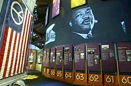 Main gallery of the Museum at Bethel Woods