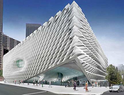 Artist's conception of The Broad courtesy of Diller Scofidio+Renfro.
