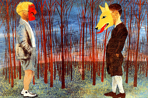"Peter and the Wolf." Ben Shahn. Egg tempera. 1943.