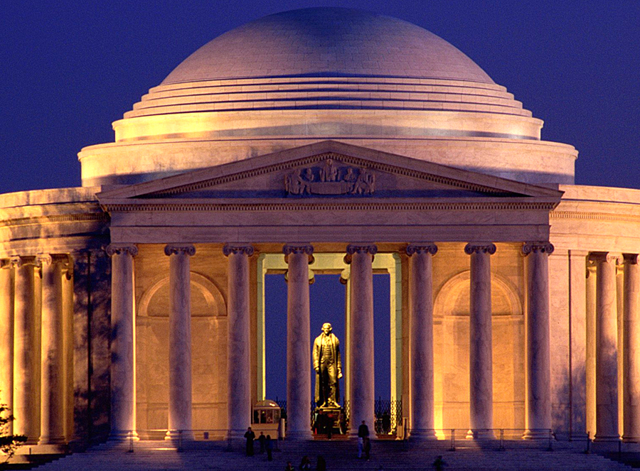 The Jefferson Memorial… “removed, relocated, or contextualized.” 