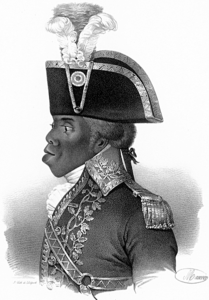 “Portrait of Toussaint Louverture.” Artist, Nicolas Eustache Maurin. Lithograph. 