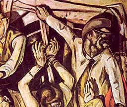 The Night - Painting by Max Beckmann 