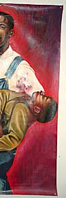 1980's anti-Apartheid painting by Vallen