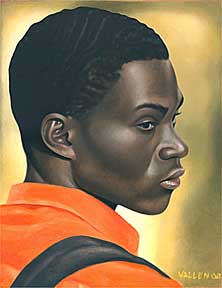"African American" Oil painting by Vallen 