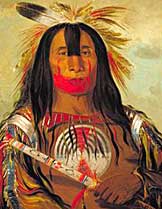 Painting by George Catlin