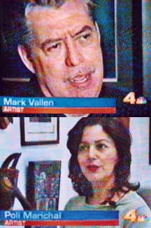 NBC television interviews Vallen and Marichal