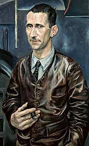 Portrait of Bertolt Brecht by Rudolf Schlichter