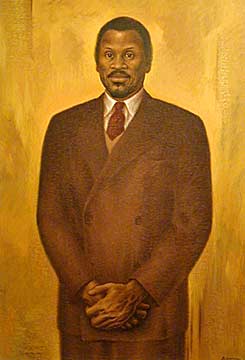 Painting of Paul Robeson by Edward Biberman