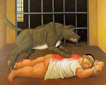 Painting by Fernando Botero