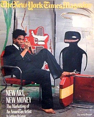 The New York Times Magazine; "New Art, New Money: The Marketing of an American Artist."