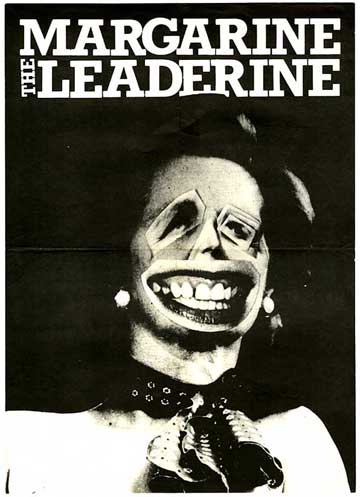 "Margarine the Leaderine" - Gee Vaucher. Collage. 1979. Cover art of Maggie Thatcher for volume two of International Anthem, Vaucher's self-published "nihilist newspaper for the living".