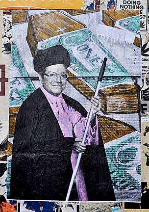 "Ayatollah Deitch" - 2011 street poster by the iGreen activist group.