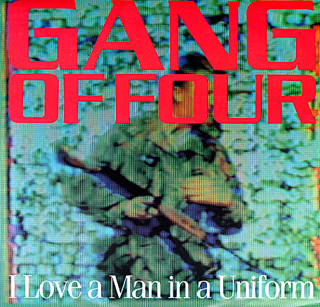 Cover art for the single “I Love a Man in a Uniform.” 1981