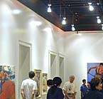 Art lovers at the Pico House gallery during the Opening Reception 